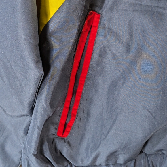 WILSON FOREVER 21 Womens L Windbreaker Jacket Colorblock Retro Half Zip Pullover - Picture 12 of 15